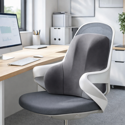 Ergonomic Memory Foam Lumbar Support Cushion for Office Chair – Back Support | Marlo