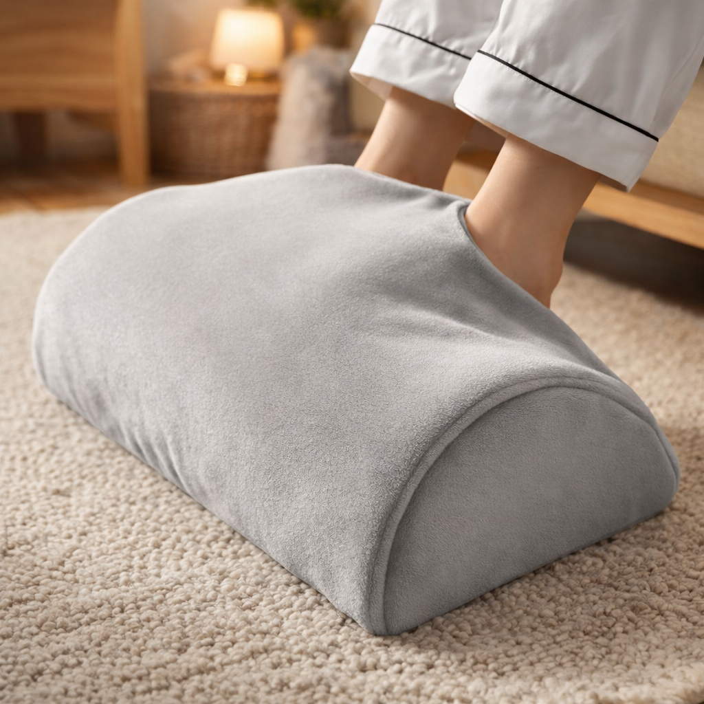 Ergonomic Memory Foam Under-Desk Foot Rest Cushion for Office Comfort | Marlo