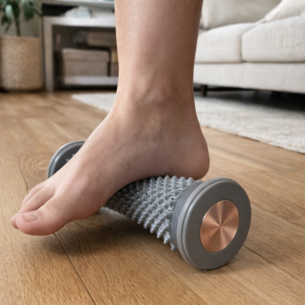 Plantar Fascia Foot Massager Roller – Deep Tissue Foot Relief & Muscle Recovery Rolling Trainer | Marlo