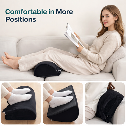 Ergonomic Memory Foam Under-Desk Foot Rest Cushion for Office Comfort | Marlo