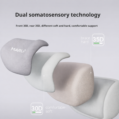 Ergonomic Adjustable Office Chair Headrest Pillow – Universal Neck & Head Support Cushion | Marlo