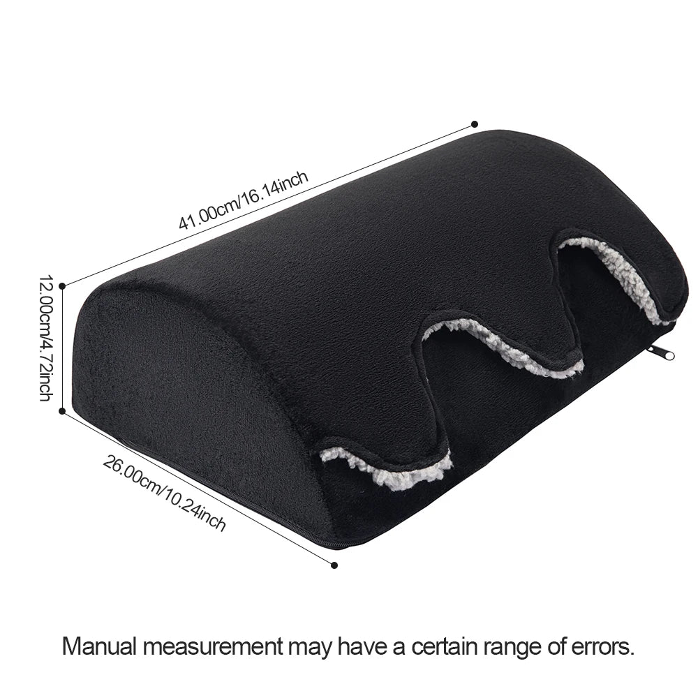Ergonomic Memory Foam Under-Desk Foot Rest Cushion for Office Comfort | Marlo