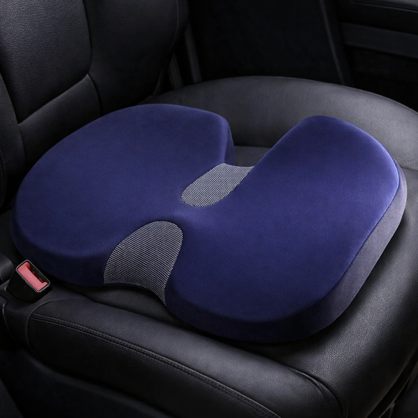 Ergonomic Memory Foam Seat Cushion for Office Chair & Car – Tailbone Relief | Marlo