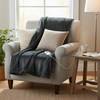 CozyHeat™ Electric Heated Blanket – Stop Freezing Through the Night, Feel Warm & Relaxed in Minutes